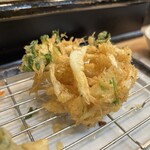 揚げたて天ぷら から天 - 　　　　　白エビかき揚げ　白エビ美味！！