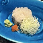 新ばし 星野 - 鱧の炭火炙り　梅