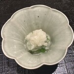 新ばし 星野 - オクラのおろし和え