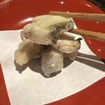 新ばし 星野 - 鮑　唐揚げ