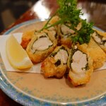 宗平 - ささみ梅しそ揚げ 550円