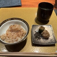 日本料理 湯河原 華暦 - ガーリックライス