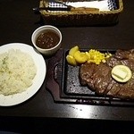 ハイタイムス 伊勢崎店 - ポンドｽﾃｰｷ&ライス大&ステーキソース