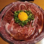 炭焼き 山鳥 - 生すき焼き