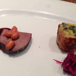 くろさわ東京菜 - 14.10月 蝦夷鹿レバー、ニラともやしの湯葉巻