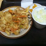 そば処 丸富 - ミニかき揚げ丼