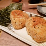 しんぽ - 焼きおにぎり～♪大葉としらすでさっぱり
