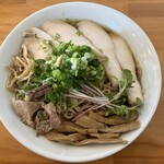 麺饗 松韻 - 【限定麺】冷たい肉そば(大)