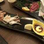 もつ鍋ながまさ - やはりゲソ塩焼きはマストでいただきましょう