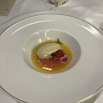 レストラン カスケード - フルーツのスパイススープ