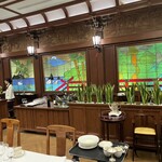 レストラン カスケード - ステンドグラス