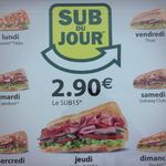 Subway - 日替わりは安い、デカい!