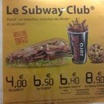 Subway - 大体日本と同じ値段か