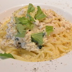 イル ポッツオ - 2014/10 真鯛と大葉ｸﾘｰﾑﾊﾟｽﾀ　planzo B 1,800円