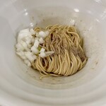 NIBOSHIST - 黒酢和え玉（ハーフ）250円