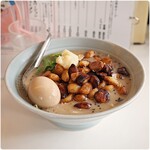 侍 - 本当のにんにくラーメン 1200円 味玉 150円