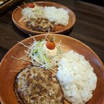 びっくりドンキー - 料理写真:レギュラーバーグディッシュМ＆S