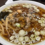 梅屋 - 料理写真:鶏モツラーメン(並)850円