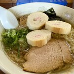 いぶき - 元祖いぶきのラーメン＋麩増し＋大盛り（メニュー上は1,000円＋100円＋200円）。