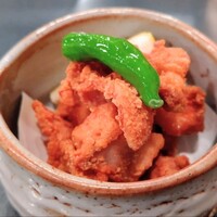 カウンター割烹 みおつくし (リーガロイヤルホテル大阪) - 地鶏の唐揚げ