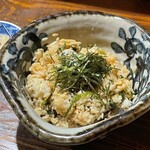 魚菜家 - 牡蠣と広島菜のまぜご飯