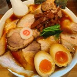 オランダ軒 - しょうゆちゃーしゅーめん大盛り味玉