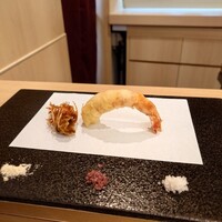 北新地 鮨 天ぷら いわい - 車海老天ぷら