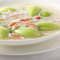 青梗菜のクリーム煮