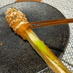 串揚げ あとわ - 串揚げ マコモダケ