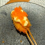 串揚げ あとわ - 串揚げ サーモンとびここせ