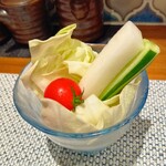 串揚げ あとわ - 生野菜