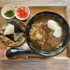 SOBAYA 崎門 - 料理写真:軟骨ソーキそば＆油みそおにぎり