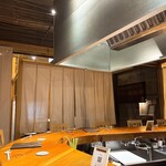 創作鉄板焼き ラフアージョ - カウンター席からの眺め|｡･ω･｡`)ｼﾞｰ