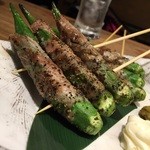 日南市じとっこ組合 - オクラの豚肉巻き