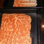 しゃぶしゃぶ すき焼き まんぷく屋 上野 - 黒毛和牛 ロース カルビ