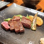 創作鉄板焼き ラフアージョ - ランプステーキ❤️
      赤身肉大好き( ´›ω‹｀)❤️