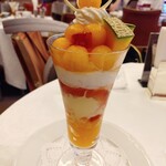 資生堂パーラー - メロンパフェ