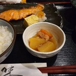 一和 - 焼き魚定食　銀鮭　1200円