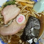 きせん - 手打にんにくラーメン大盛