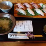お食事処 びゃく - 地魚の握り寿司