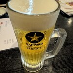 酒菜 天味 - 生中ビール