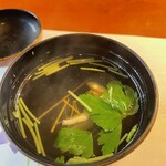 うなぎ いけだ - 定食の肝吸い