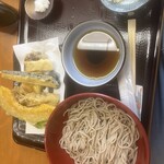 十割そば なごみ奈 - 野菜天ぷら、十割蕎麦セット