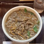 つきろう - 特製カレーうどん(1,110円)
麺2玉まで追加無料
肉追加(+600円)