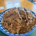 くいしん坊 - ハーフ＆ハーフのとんかつカレー（大盛）
