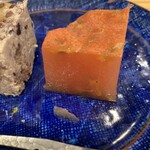 典座 - スイカとパッションフルーツの寒天寄せ