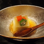 もちづき - 焼き茄子の香ばしさが感じられました。