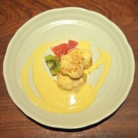 魚China YO - 海老とフルーツのマヨネーズソース