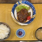入船 - ハンバーグ定食@１７８０円！