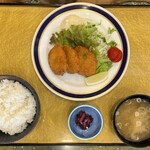 入船 - 鯵のなめろうフライ＆ご飯セット@１１３０円！